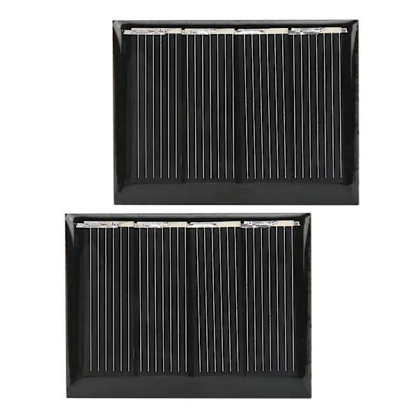 2 st/set 115MA/2V polykristallint kiselsolpanel laddare bärbar solcellsladdare kit