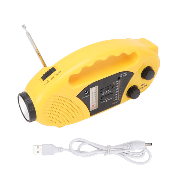 Hätäkäsikampi Radio Multi Band AM FM SW Solar Hand Crank