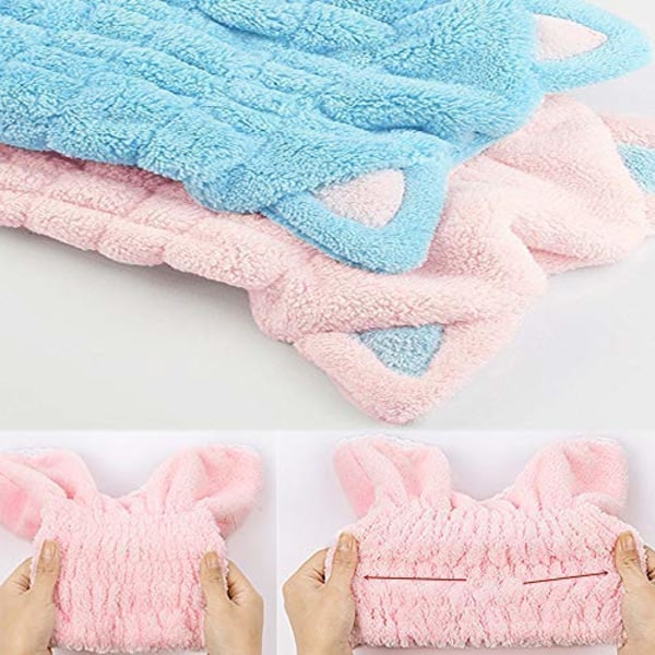 Bred Användning Supermjuk Mikrofiber Hår Snabbtorkande Handduksinpackning För Kvinnor Och Flickor