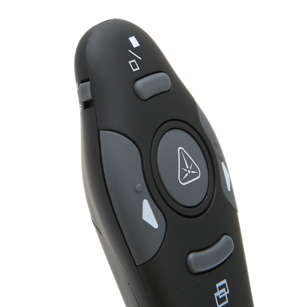 Presentasjonsklikker Ergonomisk håndholdt 2,4 GHz trådløs presentasjonsfjernkontroll med trådløs mottaker for tale, møte, klasse