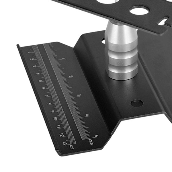 Rotation Reparationsstation Samlingsplatform Arbejdsstativ til 1/8 1/10 RC Modelbil (Sort)