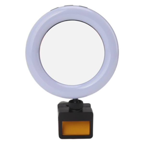 Genopladelig bærbar clip-on selfie ringlys USB-opladning Min