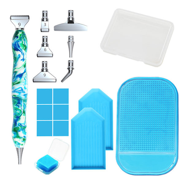 Diamantmålning Pen Kits, Rostfria Borrpennspetsar