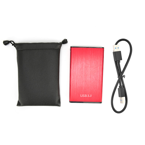 Mobil harddisk rød for OS X/XP/Win7/ Win8/Win10/Linux datamaskin YD0018 2.5in 50‑130M/S