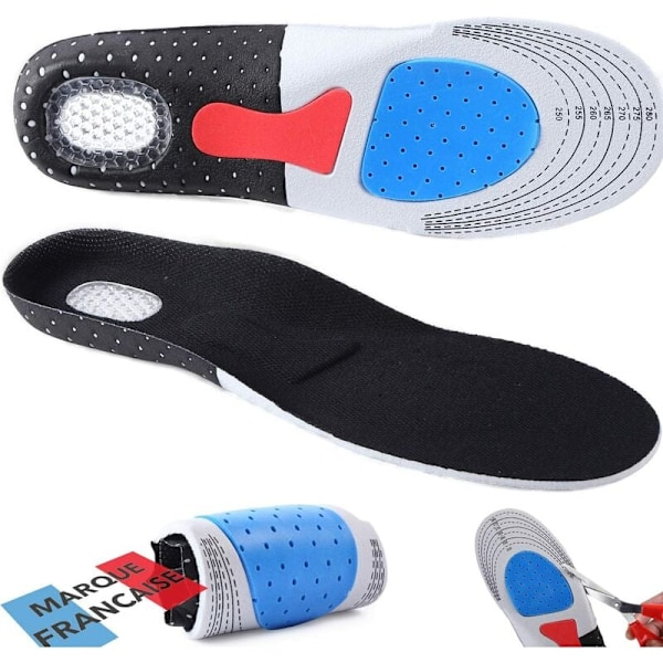 Memory Foam Comfort Revolution, Inläggssulor för Män & Kvinnor, Högt Stöd för Fotvalvet, Andningsbara & Anpassningsbar Dämpning, Perfekt för Användning Hela Dagen