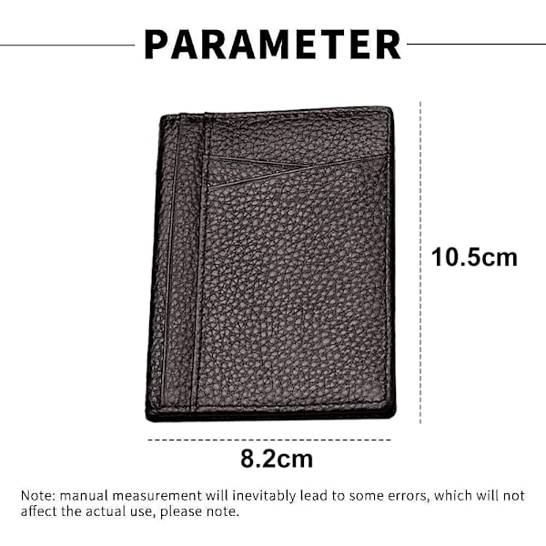 Korthållare Plånbok för Kvinnor / Män med ID-fönster Myntväska Gåvor Slim Minimalistisk Liten Plånbok