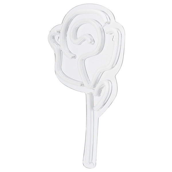 Rose Flower Neon Sign Neon Light Væg Skilt til Soveværelse Dekoration