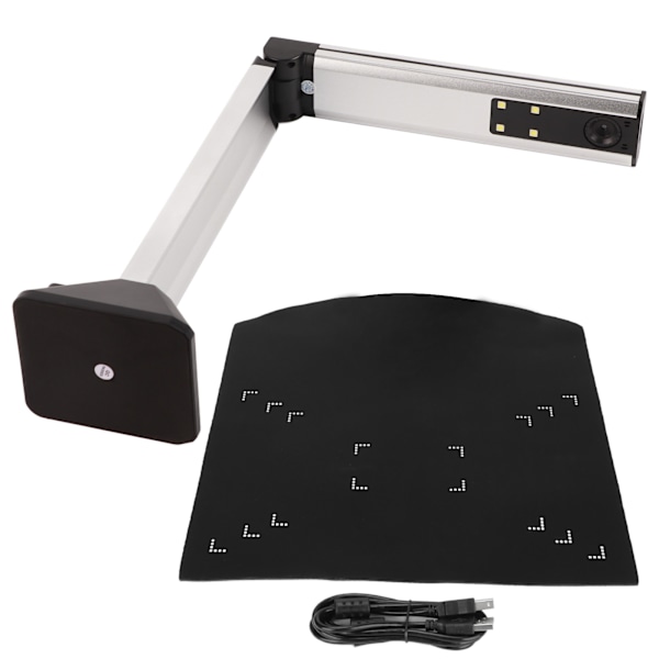 Dokumentkamera A4 OCR-teknik 5MP högupplöst autofokus bärbar USB-dokumentkamera skanner