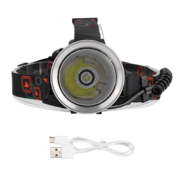 USB-ladattava ulkoilun LED-otsalamppu taskulamppu Nigille