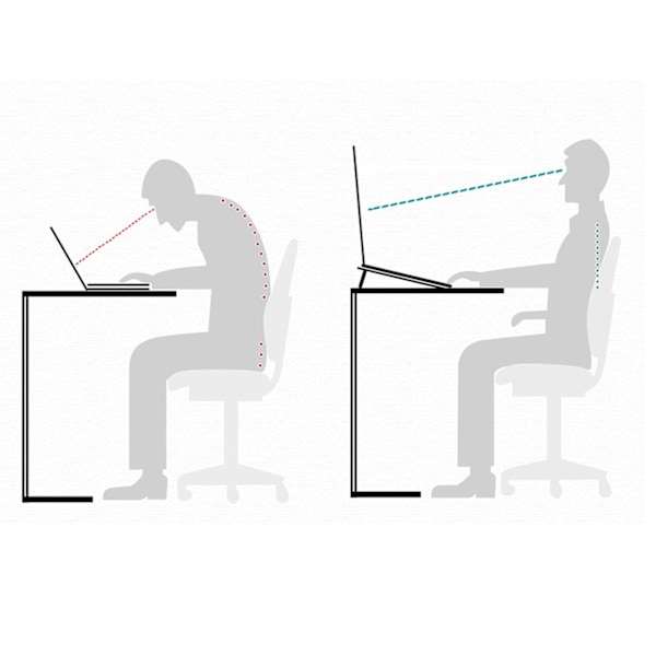Bærbar computer kølestativ Svampeformet ergonomisk skridsikker silikone bærbar computer skrivebordsstativ til hjemmekontor Grøn