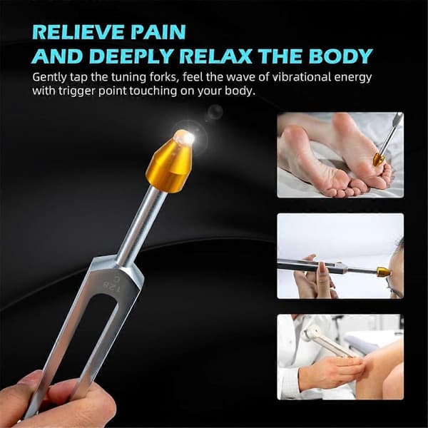 GETIT Tuning kompatibel med healing, stemmegaffel i aluminiumslegering