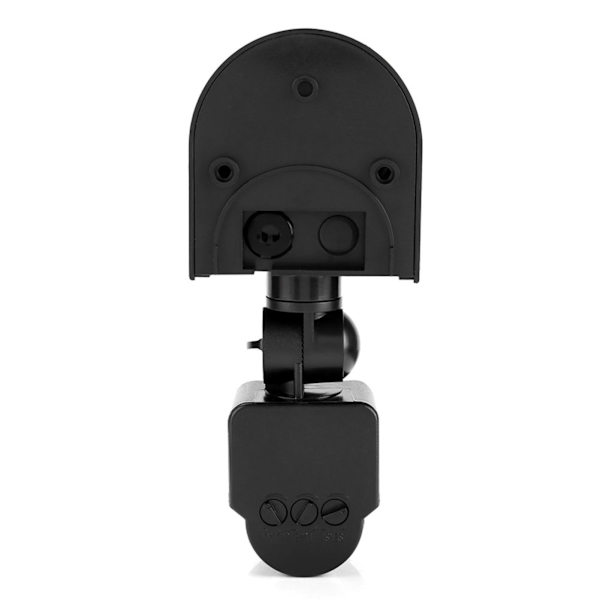 110V-240V Justerbar PIR Bevægelsessensor Infrarød Sensor Detektor Lygtekontakt (Sort)