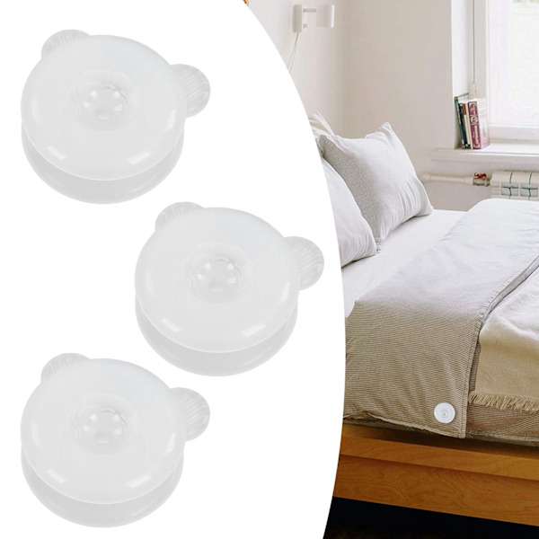 20 set quilt fixering clips i plast för att hålla täcket stilla
