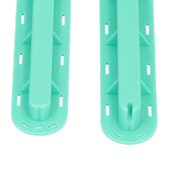 3 st/set Surfbräda Roder Groove Plast Fenad Box Plug Fen Plug Bas med SkruvarGrön