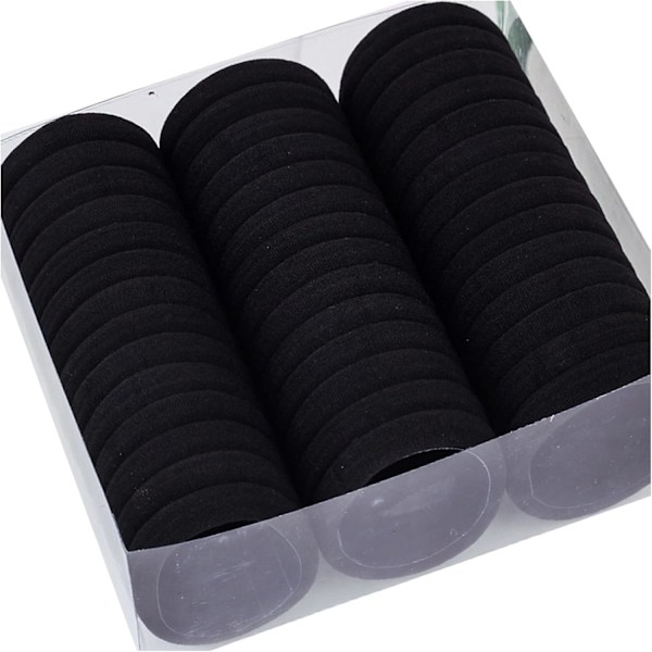 Scrunchies utan veck, mjuka och flexibla, sömlösa hårband, 100 stycken, tvättbara hygieniska, för kvinnor och flickor, tjocka hårtillbehör, 4,2 cm