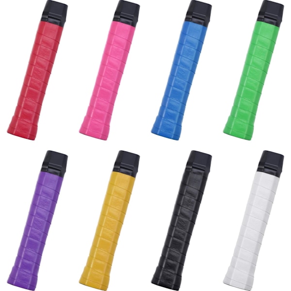 Stretchig Halkfri Badmintonracketgrepp, Tennisracketgrepptejp Erbjuder Svettabsorberande Grepp, PU-material För Bekväm Och Hållbar Prestanda