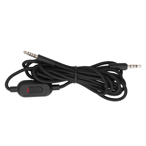 Spillhodetelefon Audiokabel Volum Mikrofonkontroll for Logitech G233 G433 GPRO GPROX