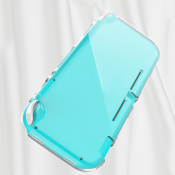 Spelkonsolhölje Ljus Genomskinlig Hård Skyddande Baksida Anti-Repskyddande Tillbehör för Nintendo Switch Lite Transparent Kristallskal