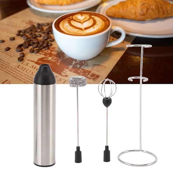 Smidig köksförvaringslösning, mjölkskummareställ i rostfritt stål med lättrengjord diskmaskinsäker bas för kaffeälskare i kompakta utrymmen