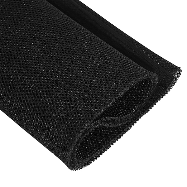 1.4m x 0.5m Fabric Dustproof Protective Cloth Cover Stereo Audio Speaker Mesh Grill Cloth Black