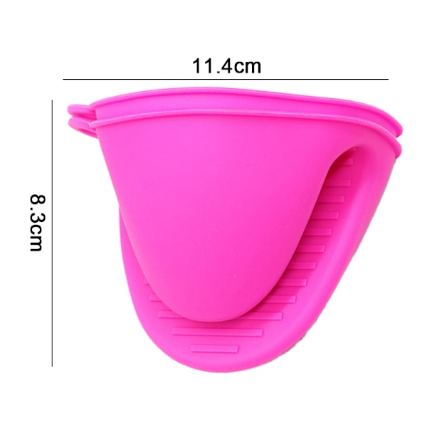 Mini-uunin hanskat Silikoni lämmönkestävät ruoanlaitto puristuslapaset Potholder keittiön ruoanlaittoon ja leivontaan