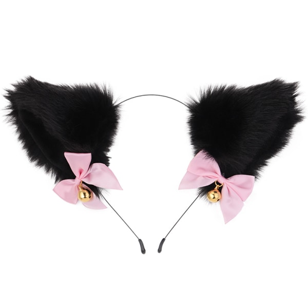 Handmade Fur Ears Headband Halloween Christmas Party Costume A