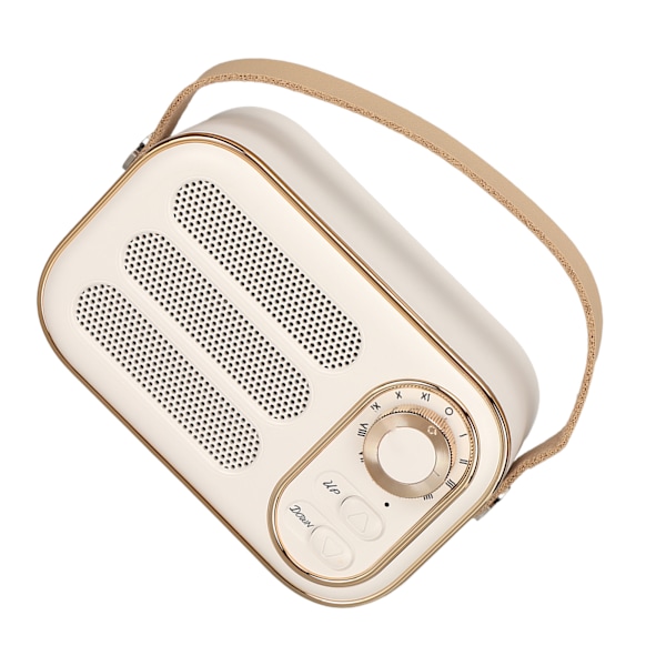 Bluetooth-högtalare Stereo HiFi-ljud USB-laddning Retro Bärbar Trådlös Högtalare för Hemma Resor