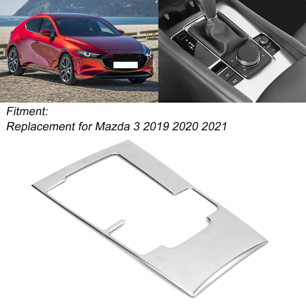 Bil Växelspakspanel Trim Vänster Sida Förare Center Ersättning för Mazda 3 2019‑2021