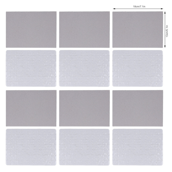 6 sæt tomme puslespil 63 stk 13x18cm Hvid samling DIY sublimeringsemner Puslespil til livsfoto