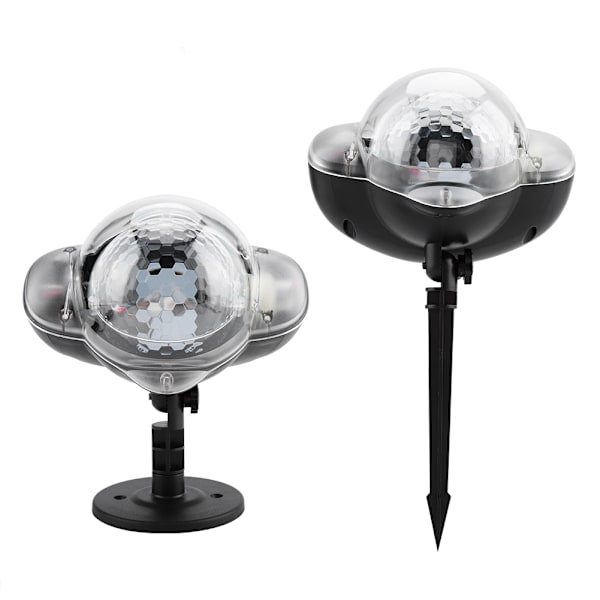 100-240V Stjärna & Hjärta LED Scen Lampa Vattentät Projektor Trädgård