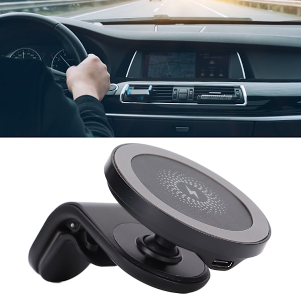 Magnetisk trådlös billaddare C13 luftventilationshållare för iPhone