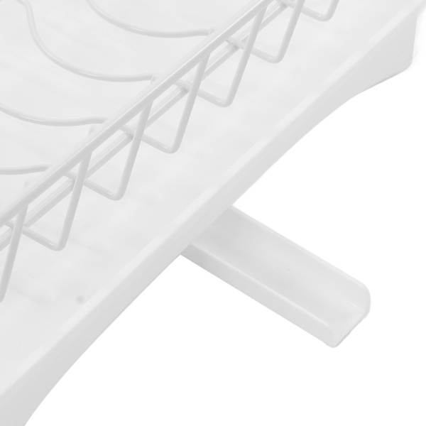 Modern Retro Design Diskställ, Diskställ med Stor Kapacitet, Elegant Och Funktionellt, Vit (Ultra Storlek)
