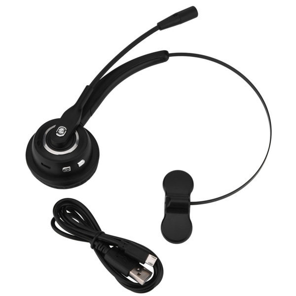 Call Center Bluetooth-headset med 12 timers samtale, støydemping og Bluetooth-samtale for kundesenter