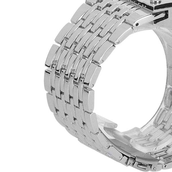 Alloy Watch LED Digital Display Hurtigudløsning Fashionable Herreur til Daglig Forretning