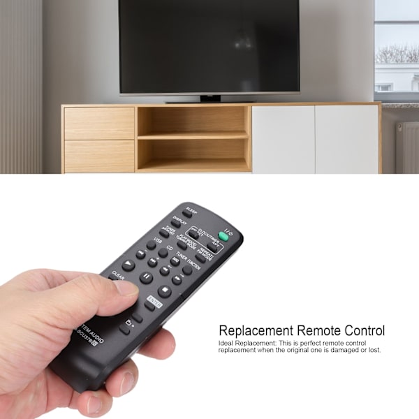 RMSCU37B Ersättningsfjärrkontroll Passar för Sony LBTSH2000 SSSH2000 CMTBX3 CMTBX30R HCDCBX3 HCDBX30R