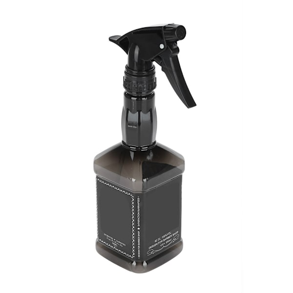 650ml Frisörsprayflaska Salong Frisör Hårverktyg Påfyllningsbar Vattensprayflaska Svart