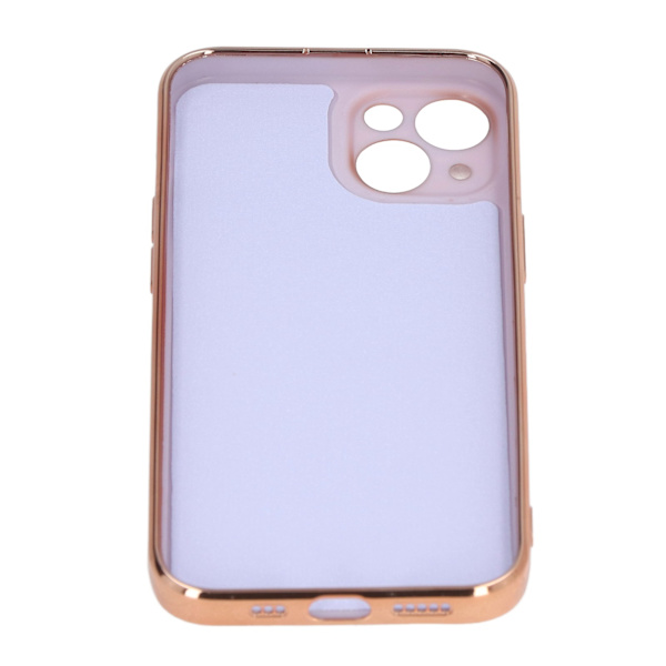 Mobiltelefon Cover til iPhone 13 med Rose Gold Glitterbelagt Ring Stand Ultra Tynd Fleksibel TPU Telefon Beskyttende Cover