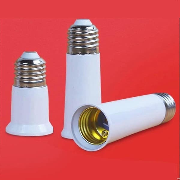 GETIT E27 till E27 Lamphållaradapter Lampförlängningssockel Kompatibel med Bättre Belysning