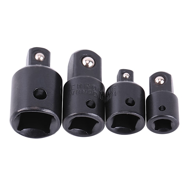4 stk. Soppadaptersett 1/2\", 3/8\", 1/4\" Soppnøkkeladaptere