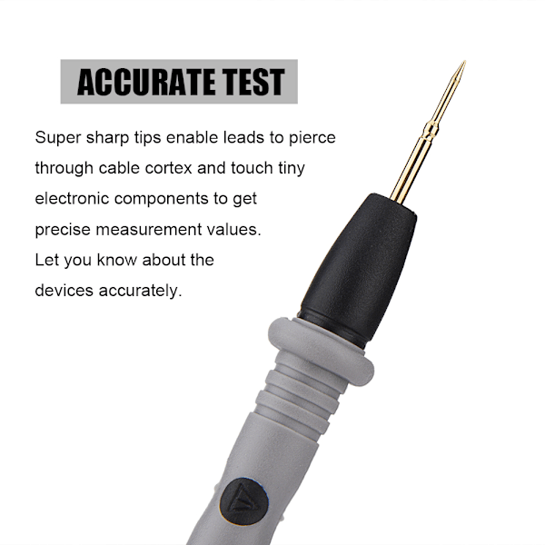 Ultra skarpe probespids testledning kabel pålidelige værdier 1000V 20A probespids til digitalt multimeter
