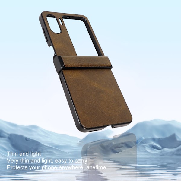 Fodral för Oppo Find N2 Flip Syntetiskt läder Ultra tunt Stötsäkert Telefonskydd för Oppo Find N2 Flip Camouflage Green
