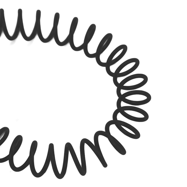 20 st spiralbindningsfjädrar med stor kapacitet, ryggkam, 30 hål, 13 mm diameter, svart