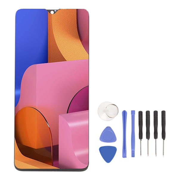 6,5-tums LCD-skärm Digitizer Touch Digitizer LCD-ersättning för Samsung Galaxy A207 A2070 SM A207F