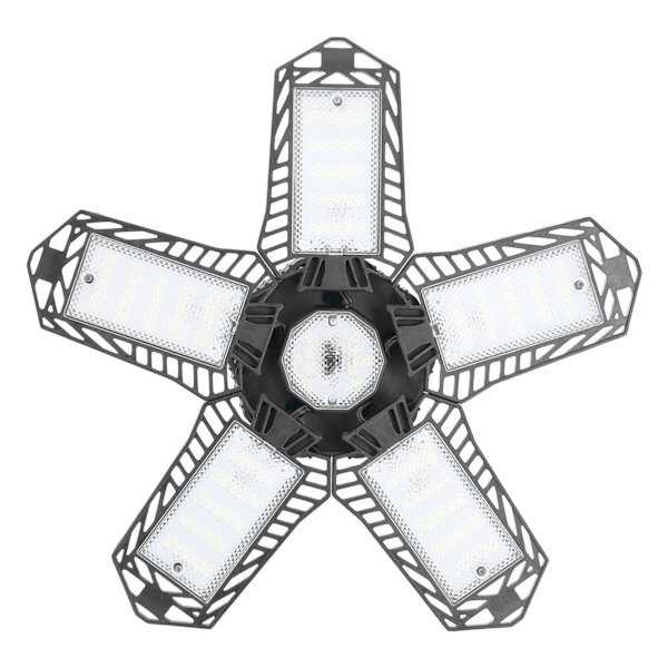 LED-garagelampa 137LED Deformerbar 80W 8000lm 360° Justerbar Hi