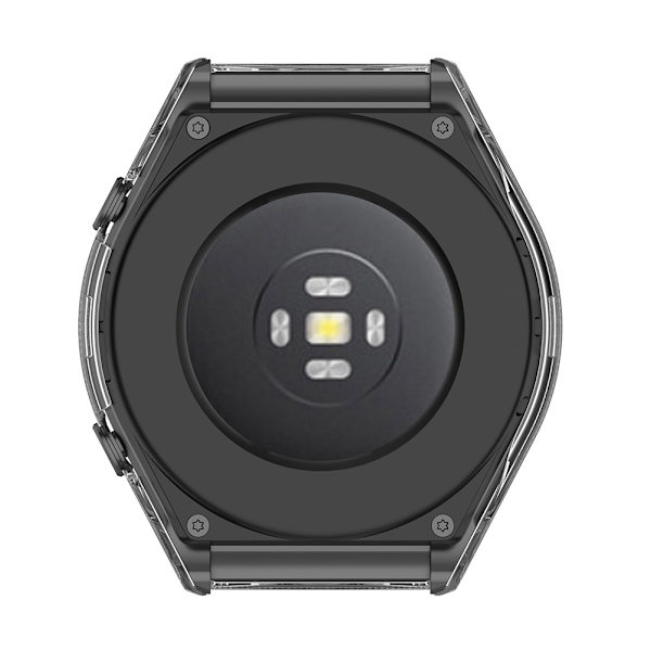 PC-ram PC-fodral i härdat glas, kompatibelt med Xiaomi Watch S1 Smartwatch, stöttåligt skyddsfodral