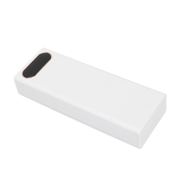 L20 18650 Batteriholder 10W DIY Mobil Powerbank Etui Bærbar Batterioplader med LCD-skærm til 20 Batterier