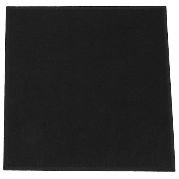6 stk lydabsorberende plater akustisk polyesterfiber lydtette brannsikre lyddemperpaneler (svart)