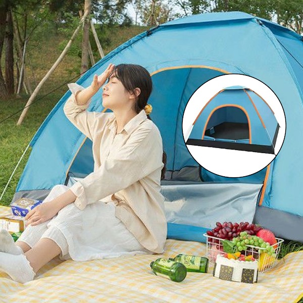 Robust Skydd: Dubbellager Tält Med Allsidigt Skydd, Lättviktig Portabel Fästning För Backpacking Camping, Säkerställer Väderbeständighet Och