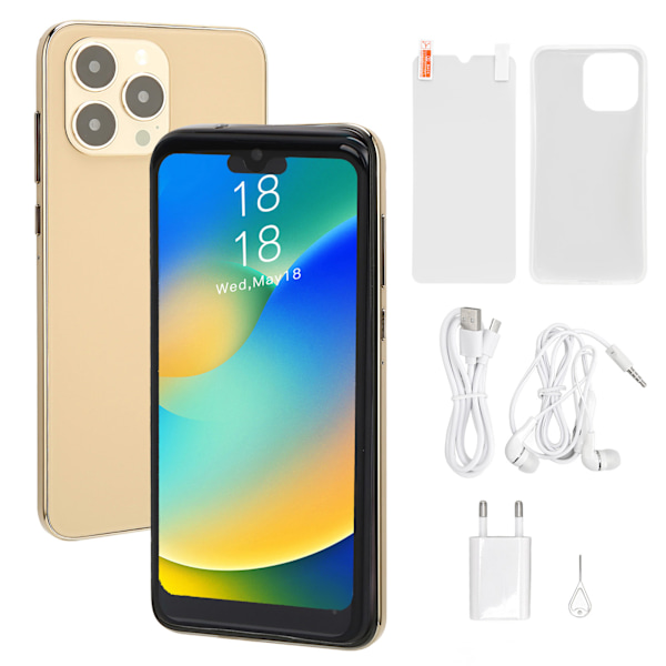 6,1 tommer mobiltelefon 8 kerner 3G 2G og 32G 4000mAh batteri 8MP og 5MP til Android 10.1 telefon 100-240V til underholdning