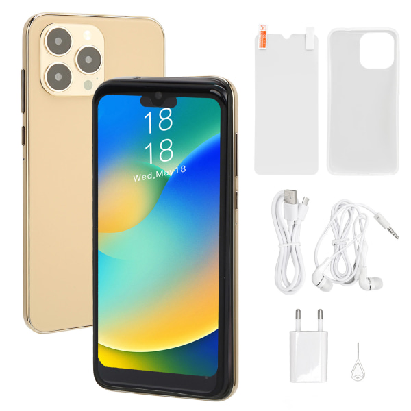 6,1 tuuman matkapuhelin 8 ydintä 3G 2G ja 32G 4000mAh akku 8MP ja 5MP Android 10.1 -puhelimeen 100-240V viihteeseen